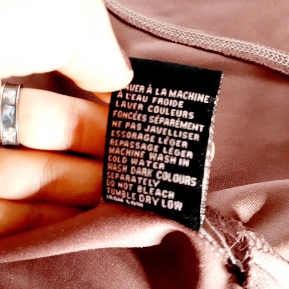 Point Zero Nicole Benisti Women's Silver Button Long Sleeve Pocket Tops P1908 - Picture 13 of 13